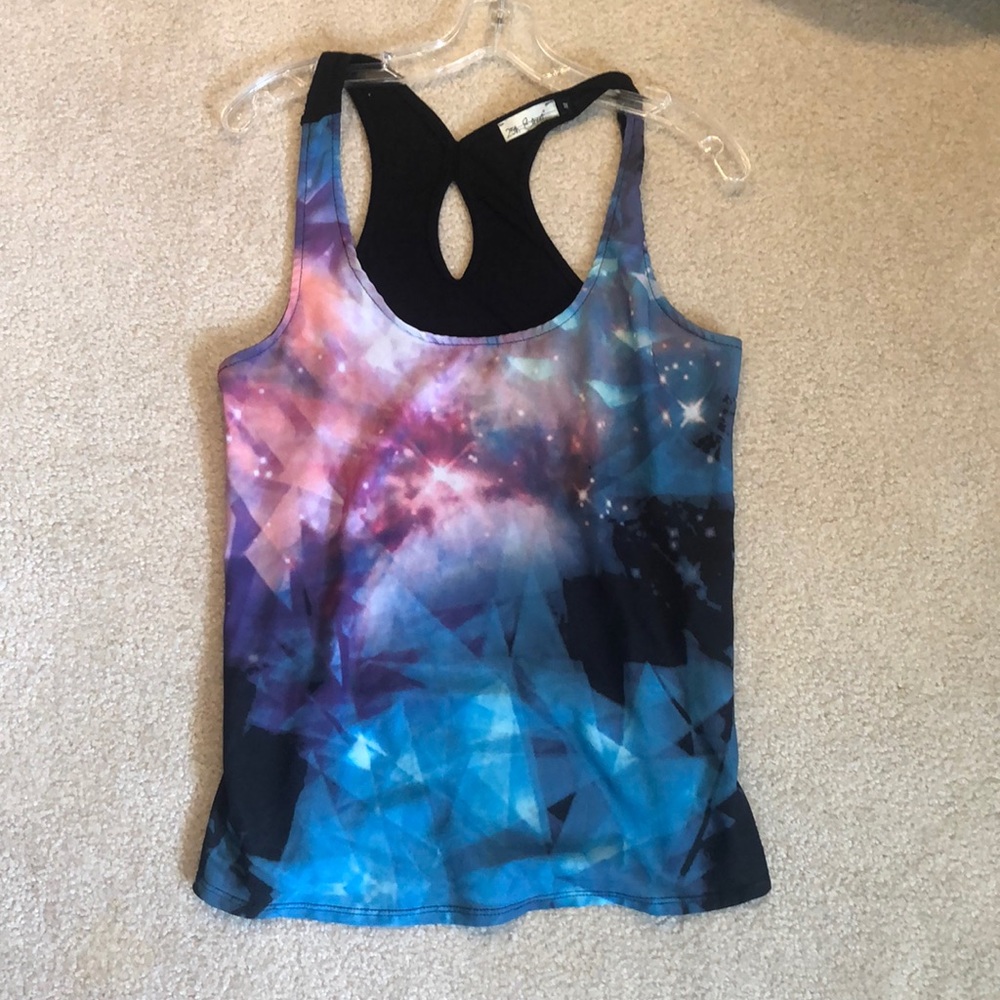 Galaxy Print Tank Top